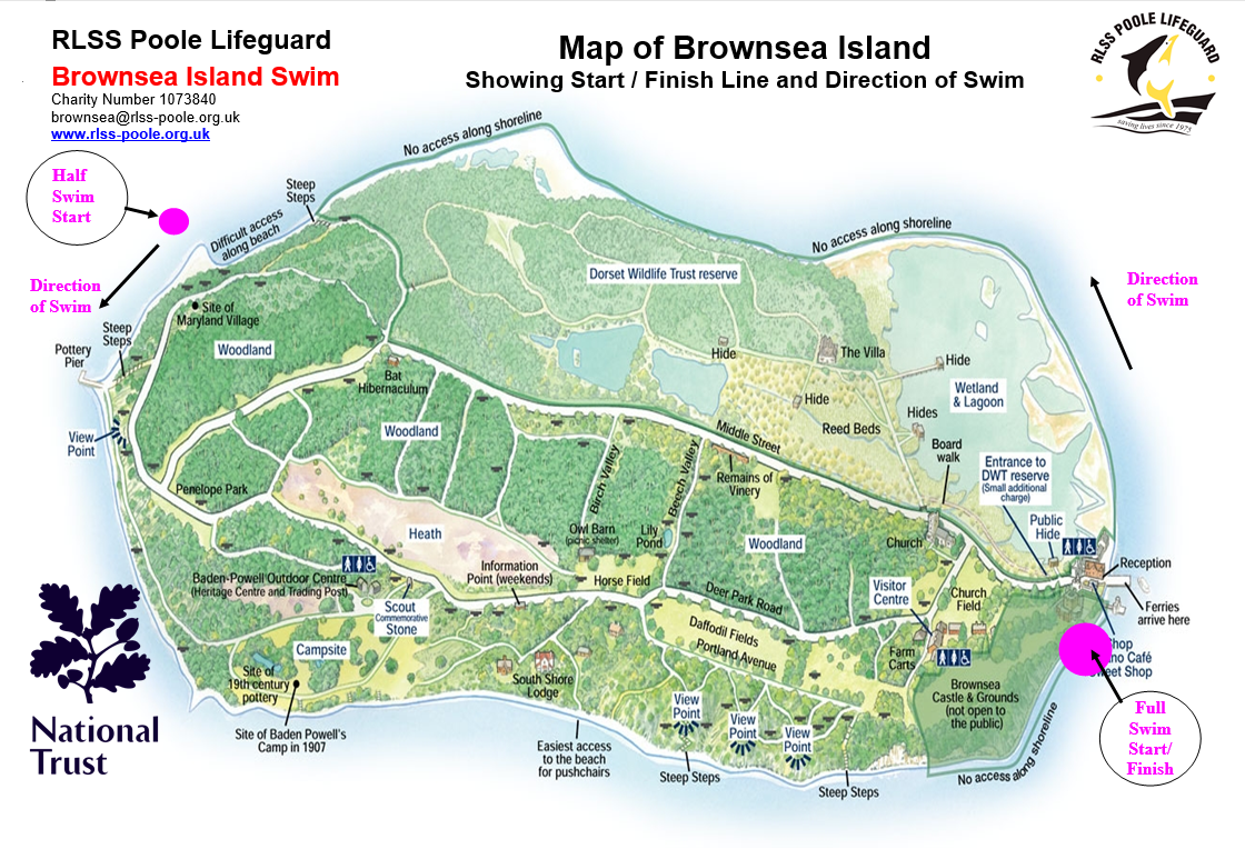 Brownsea Swim RLSS POOLE LIFEGUARD