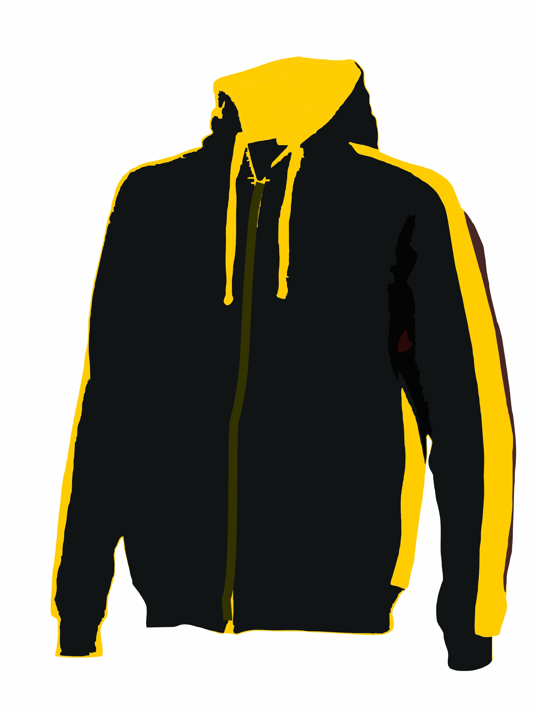 Club Hoodie Black/Yellow