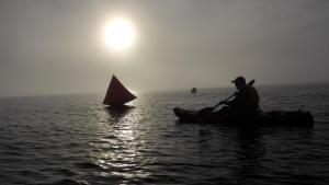 lovely calm but foggy morning paddle